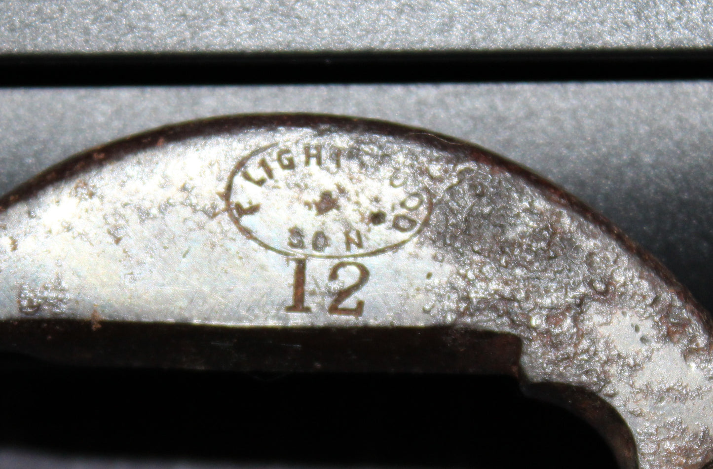 Antique shotgun cartridge percussion cap holder tool