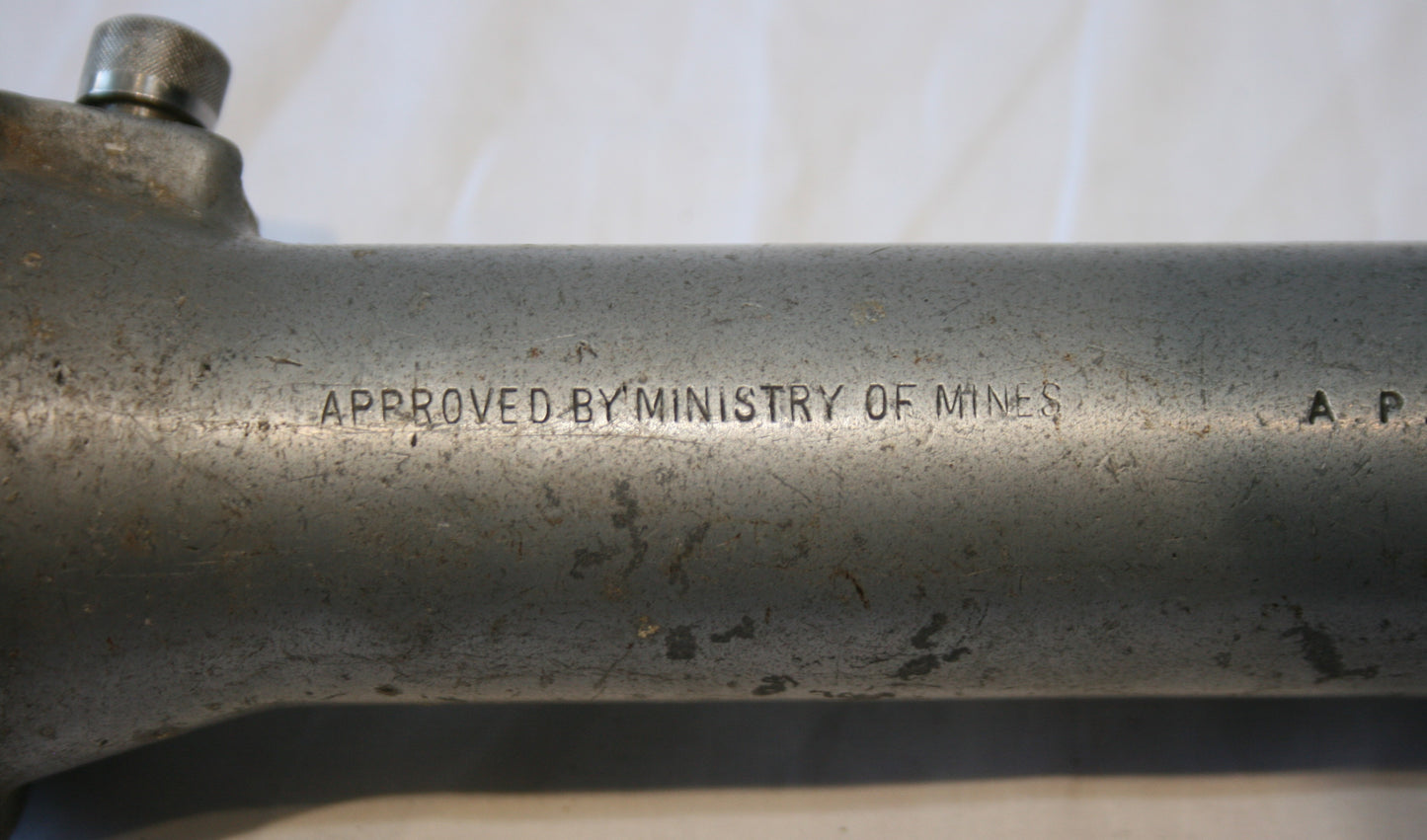 Vintage aluminium miners torch