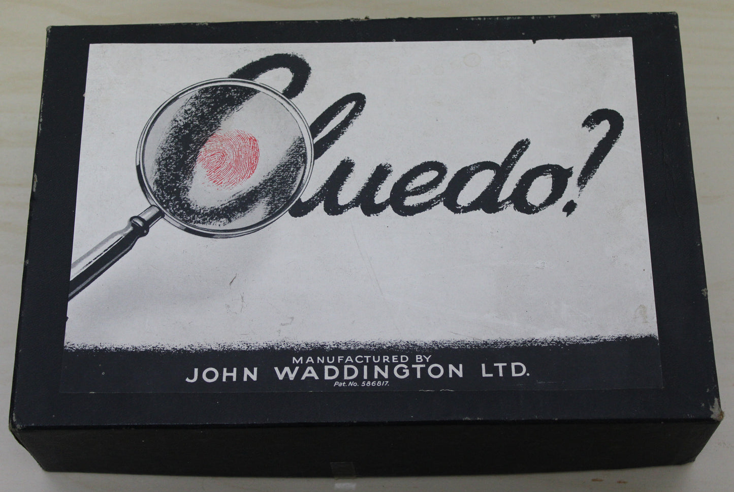 Vintage CLUDEO board game 'small box' edition 1940's