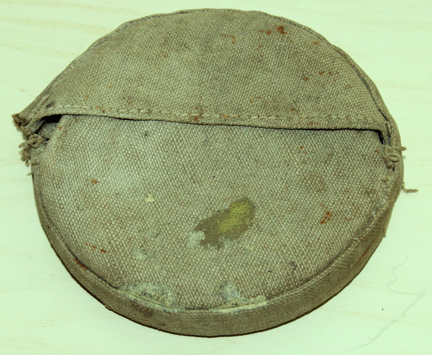 Vintage Rabone tape measure in canvas pouch
