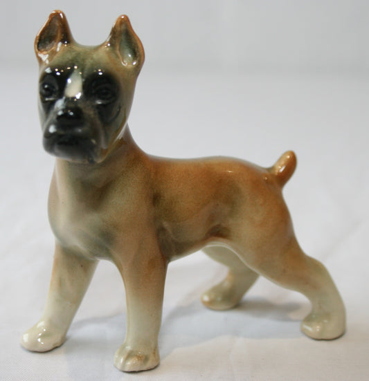 Vintage porcelain West German Boxer Dog