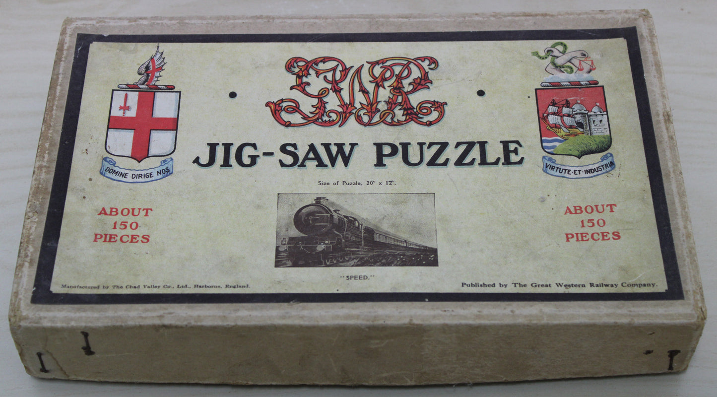 GWR jig-saw puzzle 'Speed' by Chad Valley