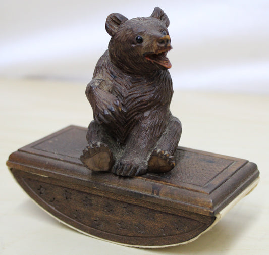 Black Forest Bear desk ink blotter