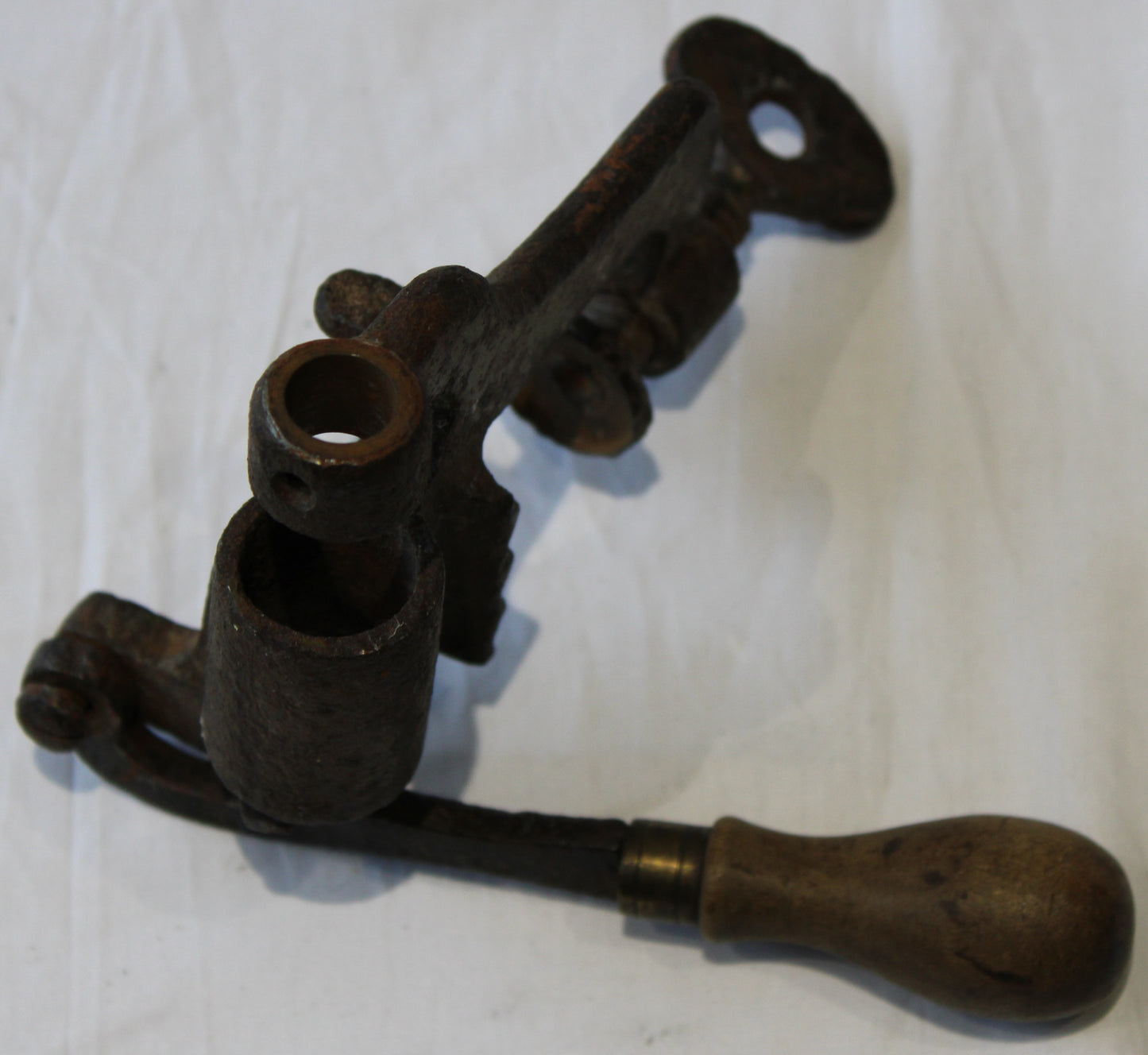 Antique shotgun cartridge crimping/rollover bench mounted tool