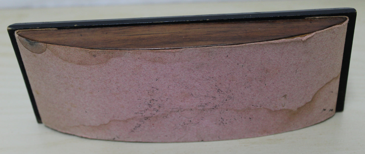Ink blotter inlaid brass and mother of pearl