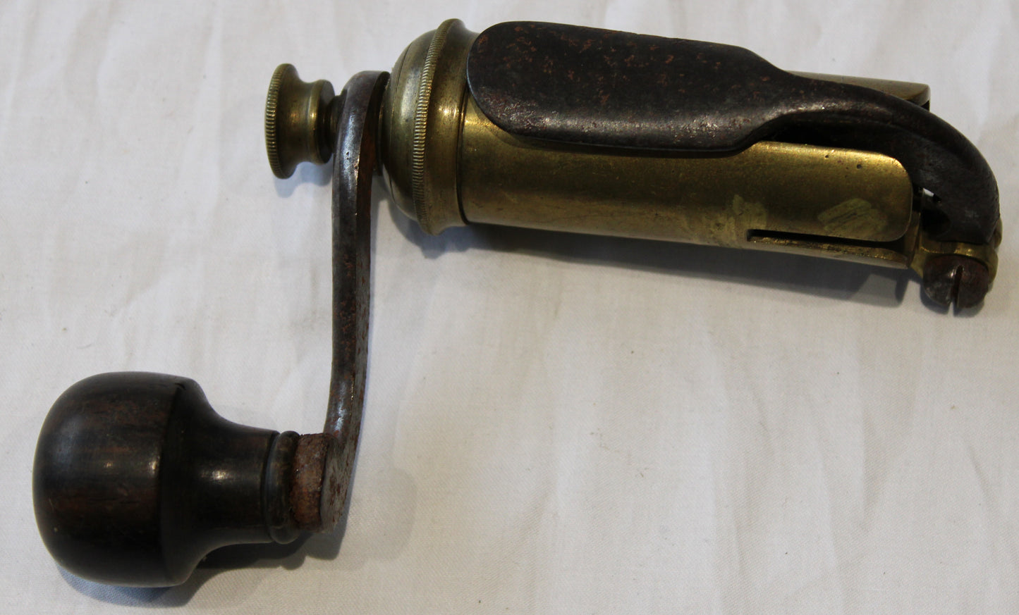 Antique shotgun cartridge percussion cap holder tool