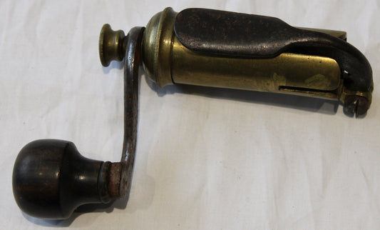 Antique shotgun cartridge percussion cap holder tool