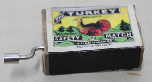 Turkey matchbox musical box