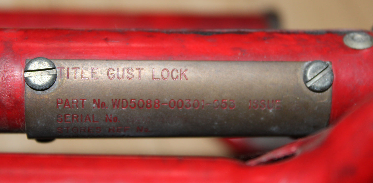 Westland Sea King Helicopter tail rotor gust lock