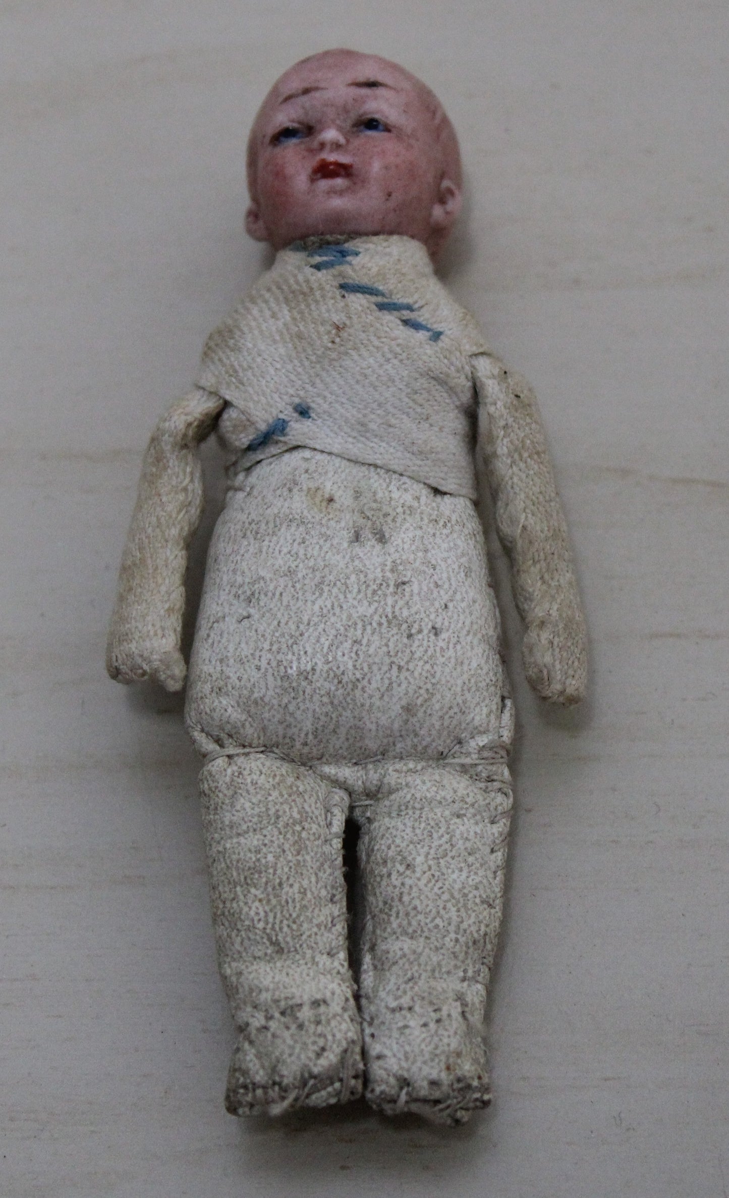 Antique small china headed doll