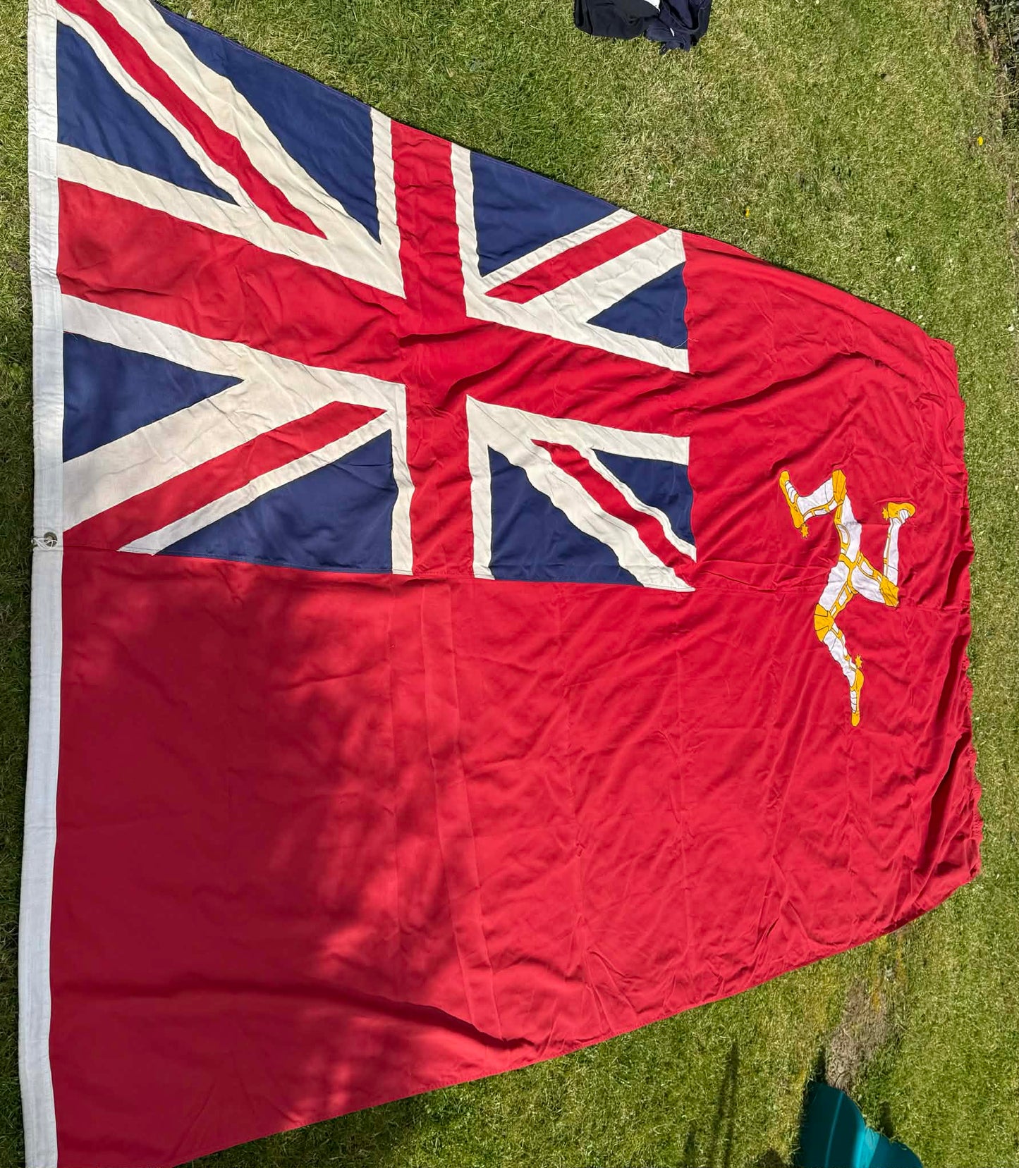 Large Manx / Isle of Man Red Ensign flag - 3.5m x 2m