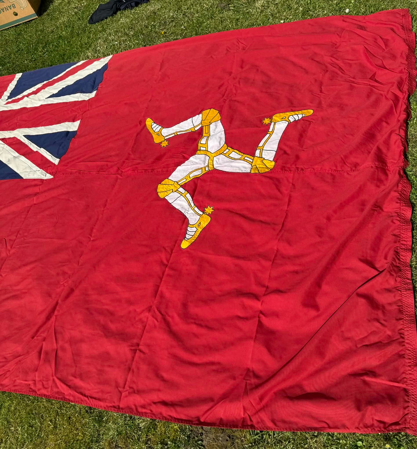 Large Manx / Isle of Man Red Ensign flag - 3.5m x 2m
