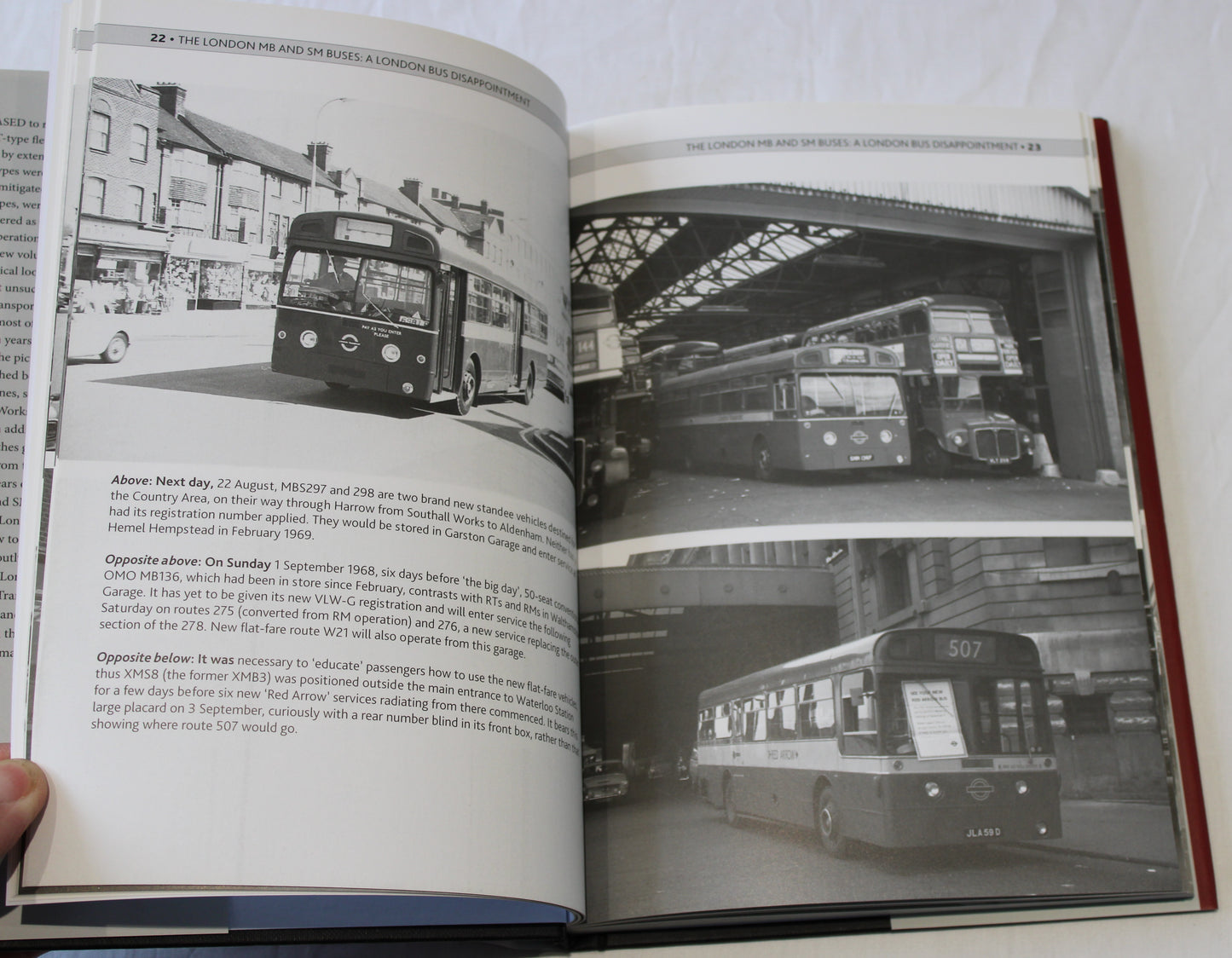 The London MB & SM Buses hardback book