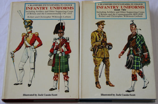 Infantry Uniforms 1742-1855 and Infantry Uniforms 1855-1939 books