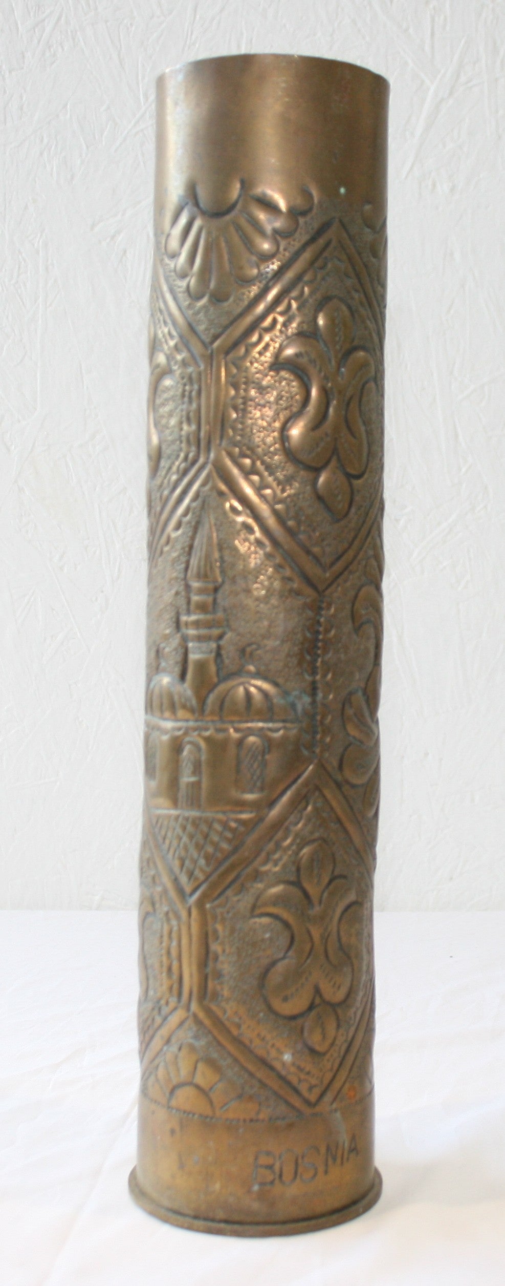 Single 3 inch shell case with mosque decoration