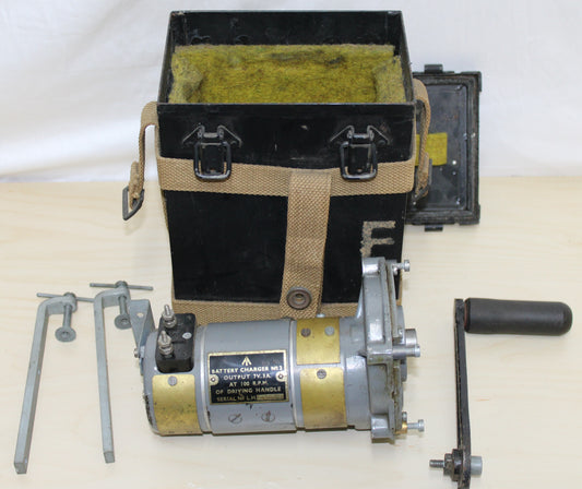 Rare WW2 “SOE” Hand Generator Battery Charger No 2.