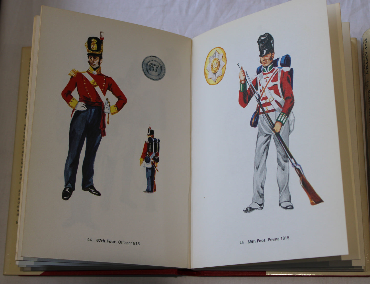 Infantry Uniforms 1742-1855 and Infantry Uniforms 1855-1939 books