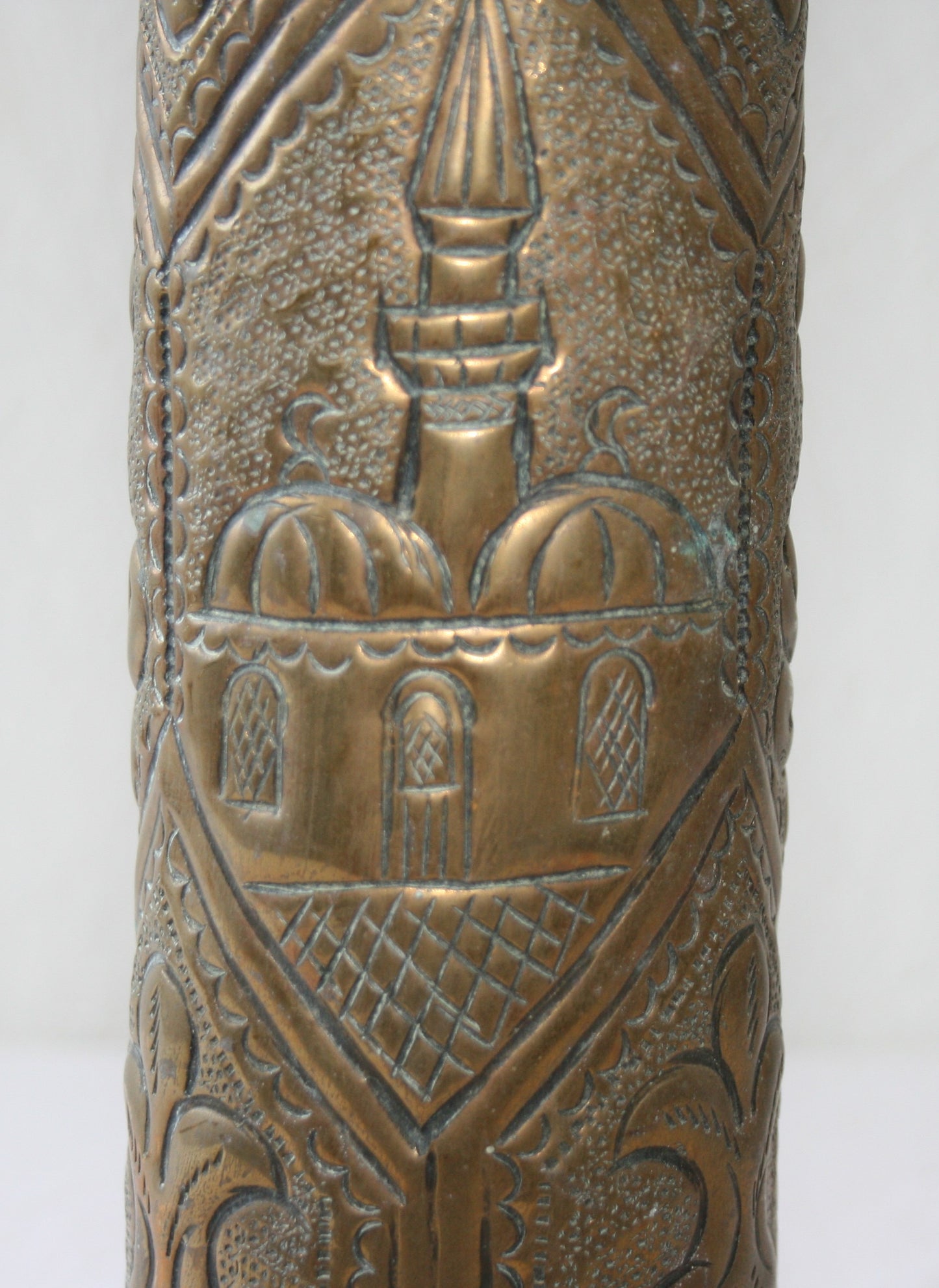 Single 3 inch shell case with mosque decoration