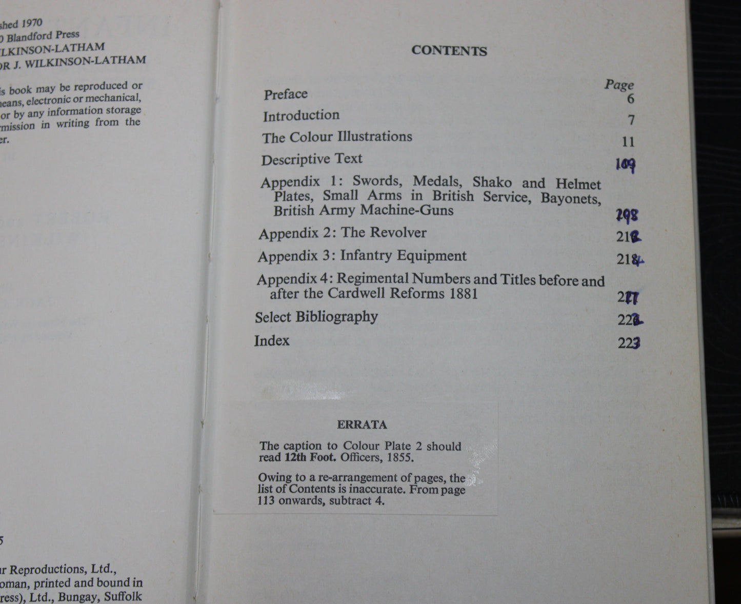 Infantry Uniforms 1742-1855 and Infantry Uniforms 1855-1939 books