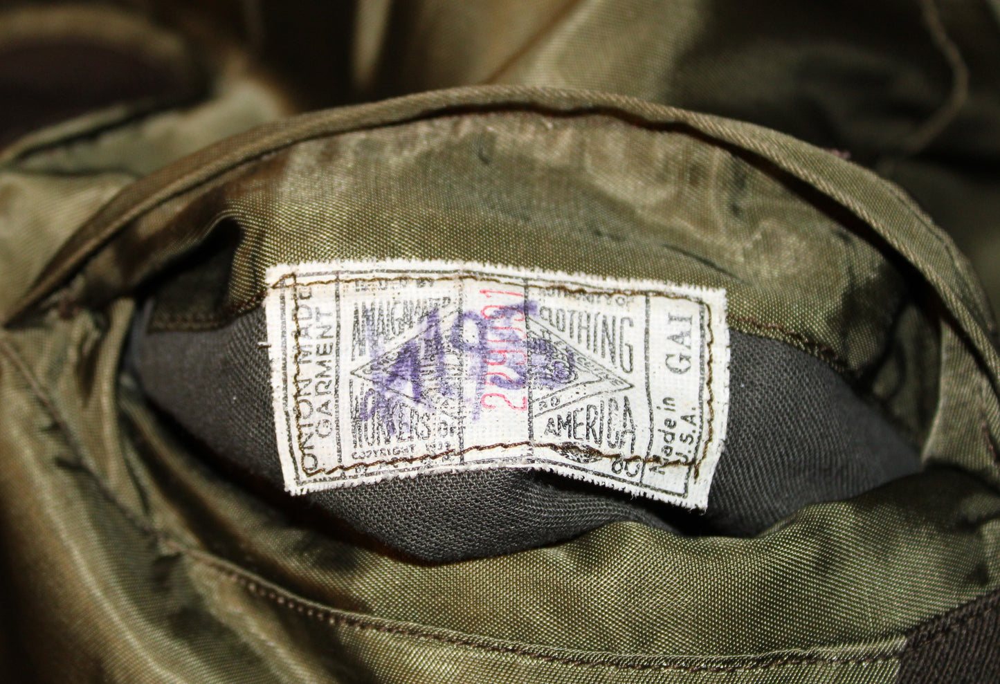 WWII US Army Air Force Officers tunic - dated 1944
