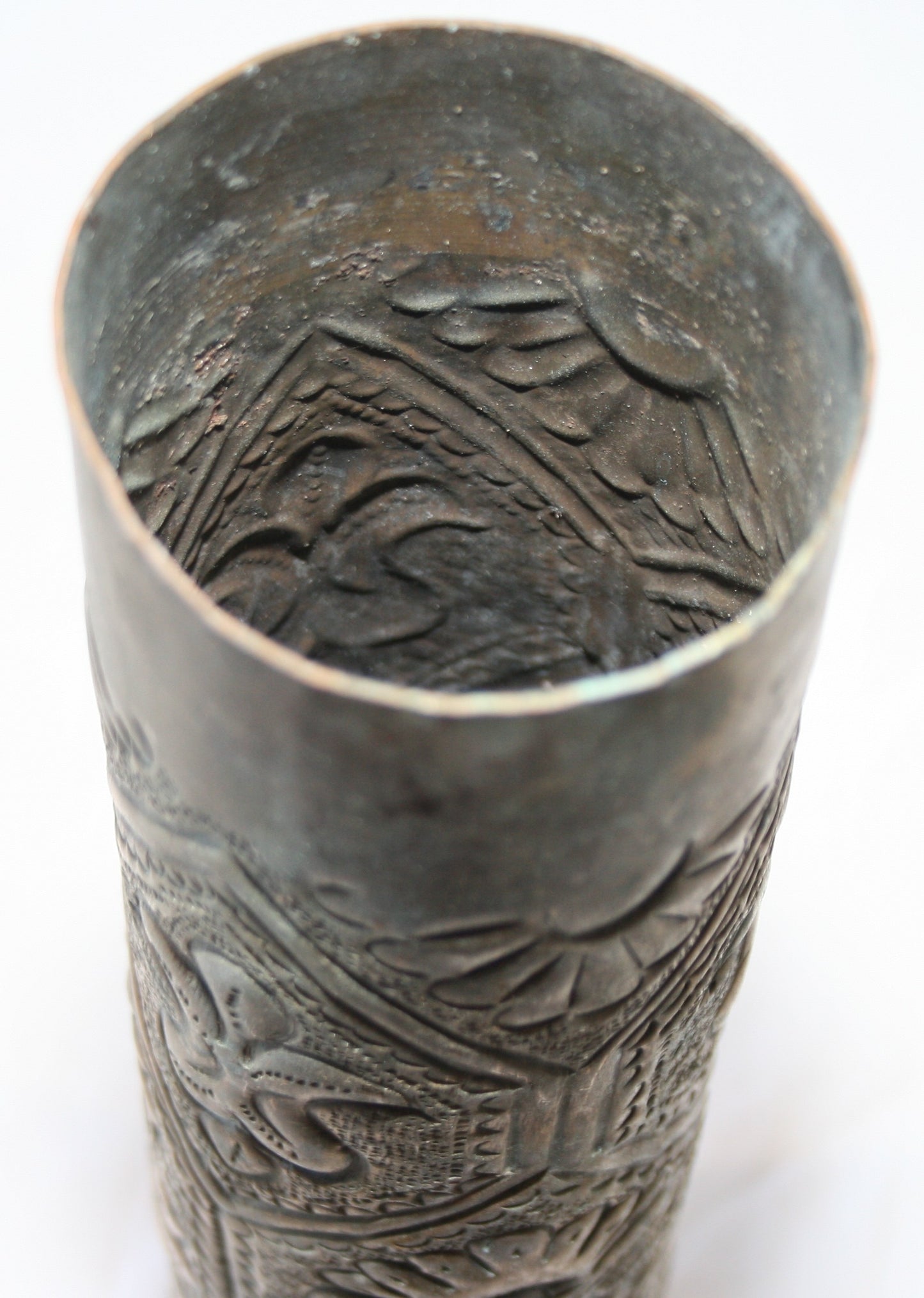 Single 3 inch shell case with mosque decoration