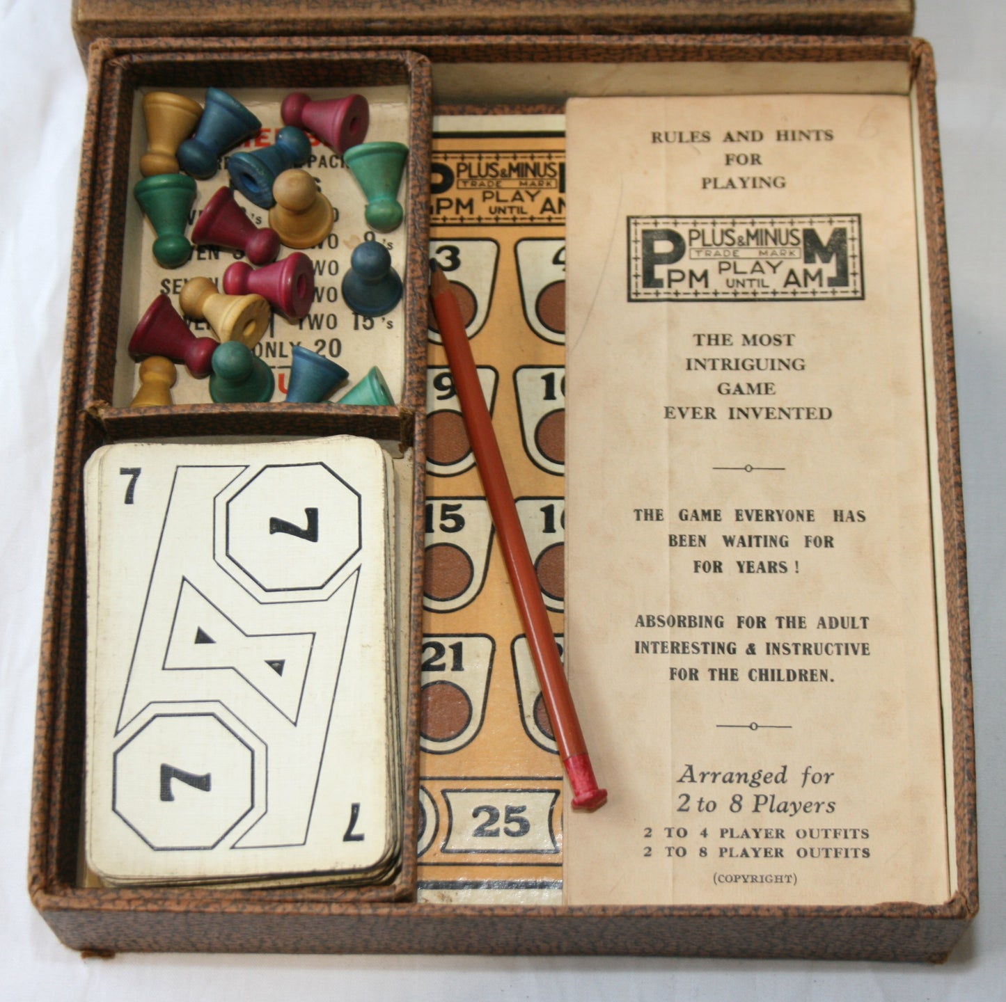 1930s Plus Minus game