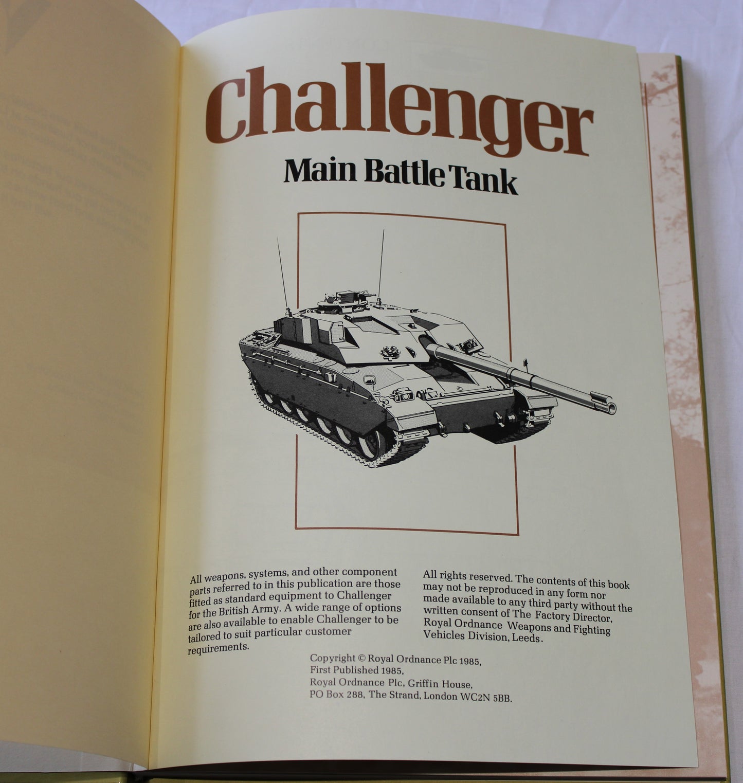 Very rare Challenger Main Battle Tank set from Royal Ordnance