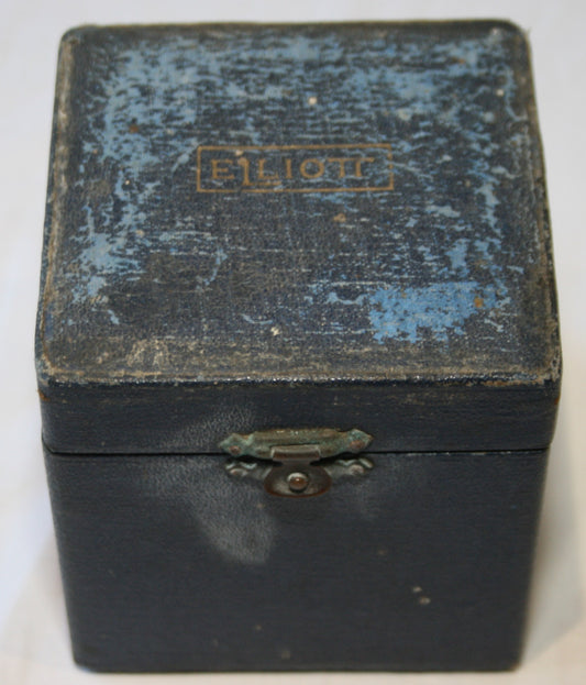 Vintage cased Elliott Brothers speed indicator
