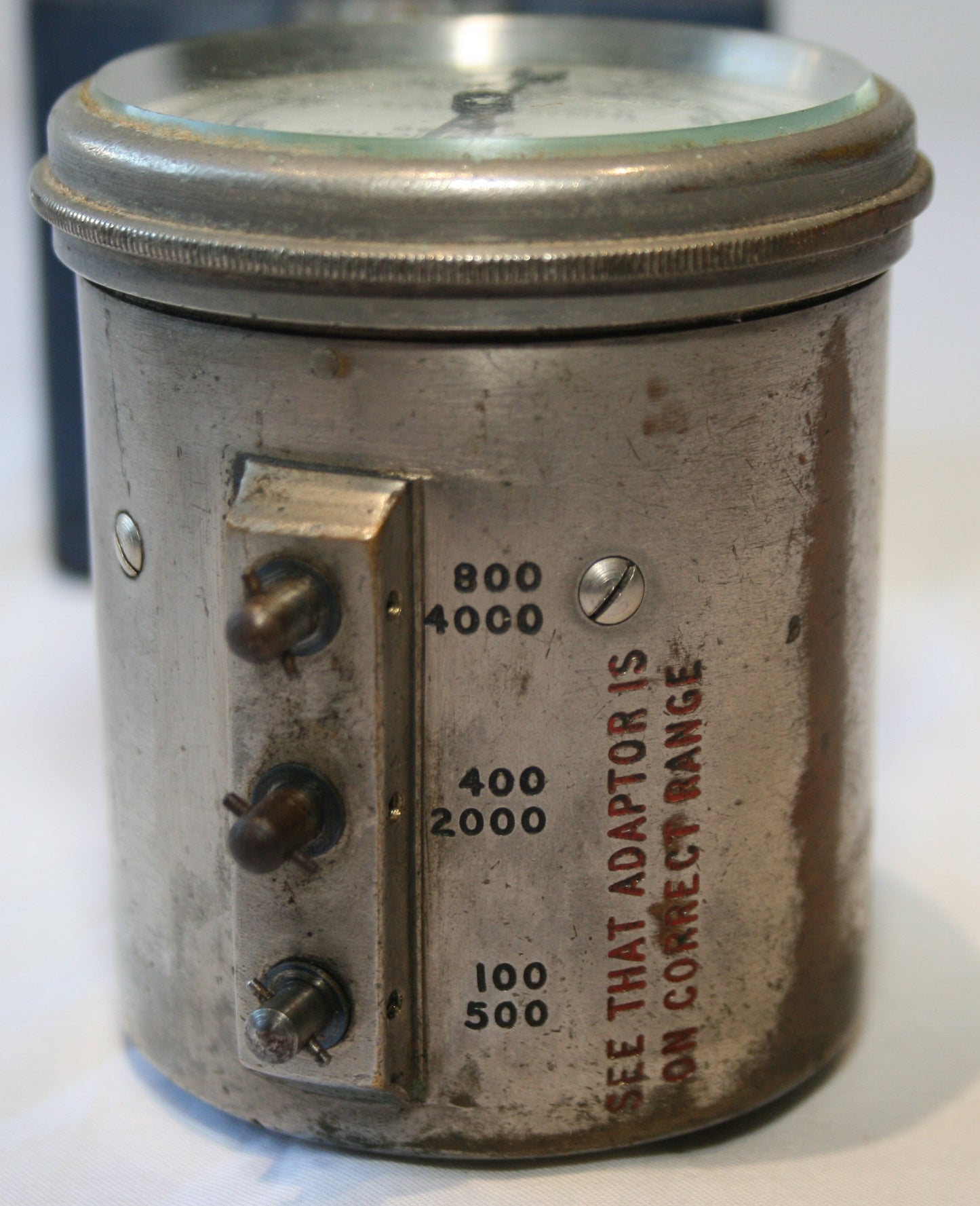 Vintage cased Elliott Brothers speed indicator