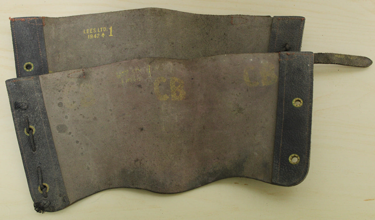 Pair of WWII 1942 leather gaitors