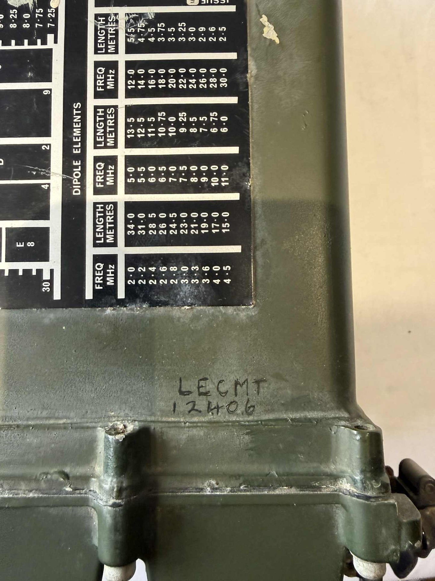 Rare prototype / pre-production / test model RT 320/1 Clansman Plessey radio