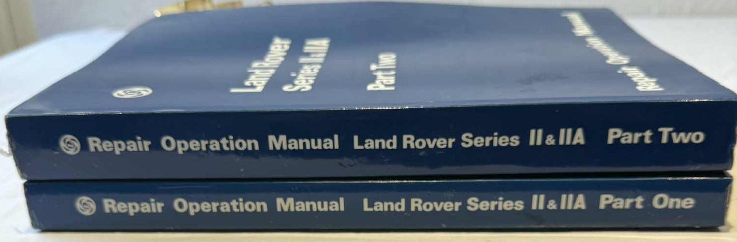 1969 Land Rover Series II & IIA Repair Operation Manual Part One and Two